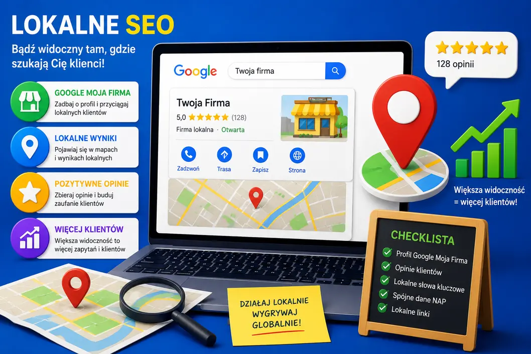 Lokalne pozycjonowanie firmy w mapach Google