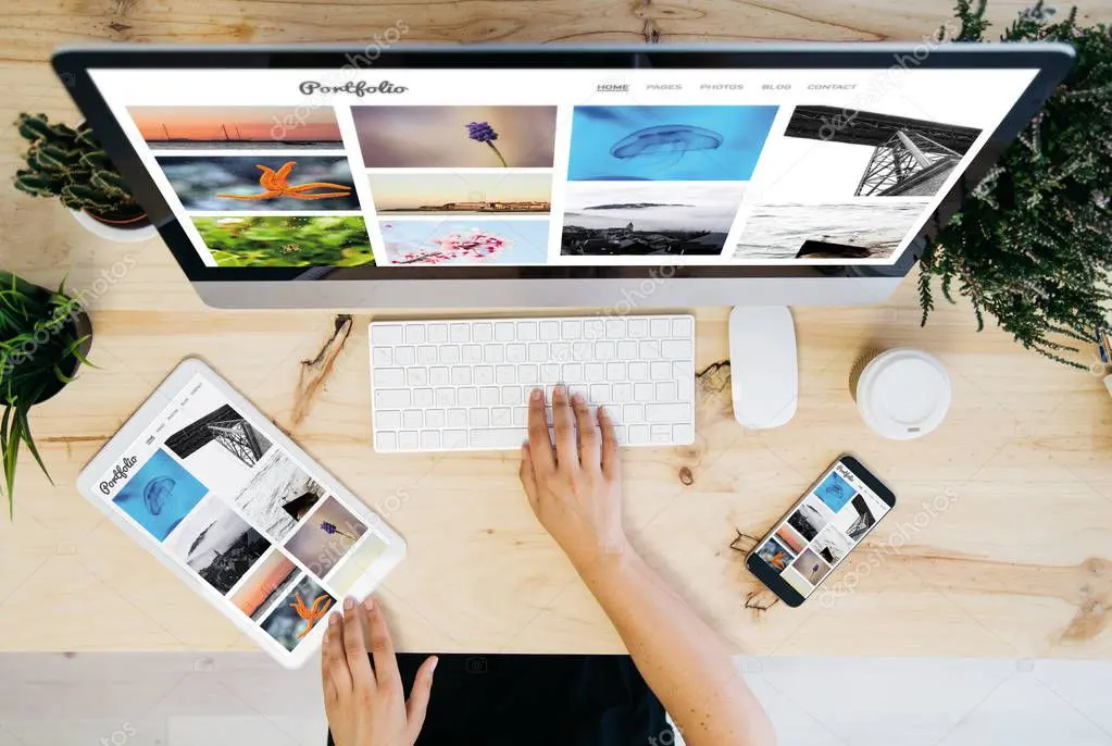 Nowoczesna strona wizytówka dla freelancera